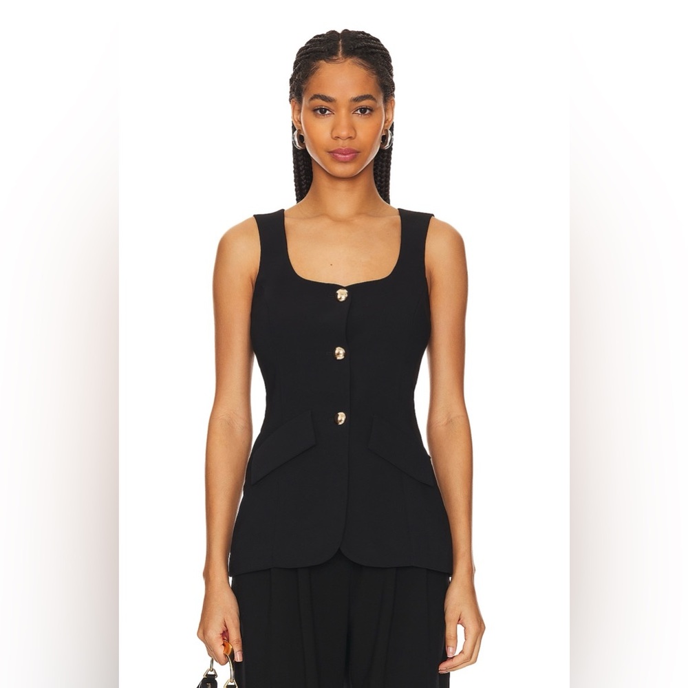 New Amanda Uprichard Black Kya Top